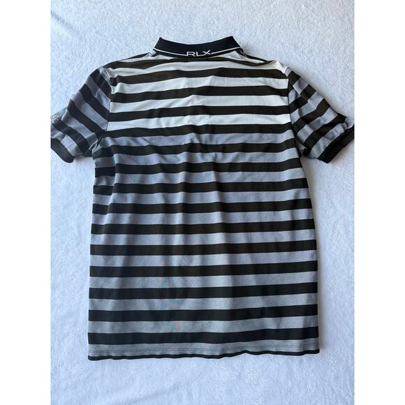 RLX Ralph Lauren Mens Polo Size XL Stripe Performance Tech Golf Shirt - Picture 8 of 9